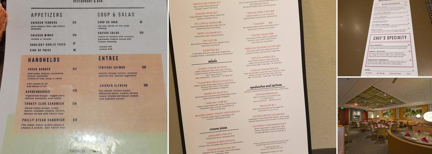West Bay Café Menu