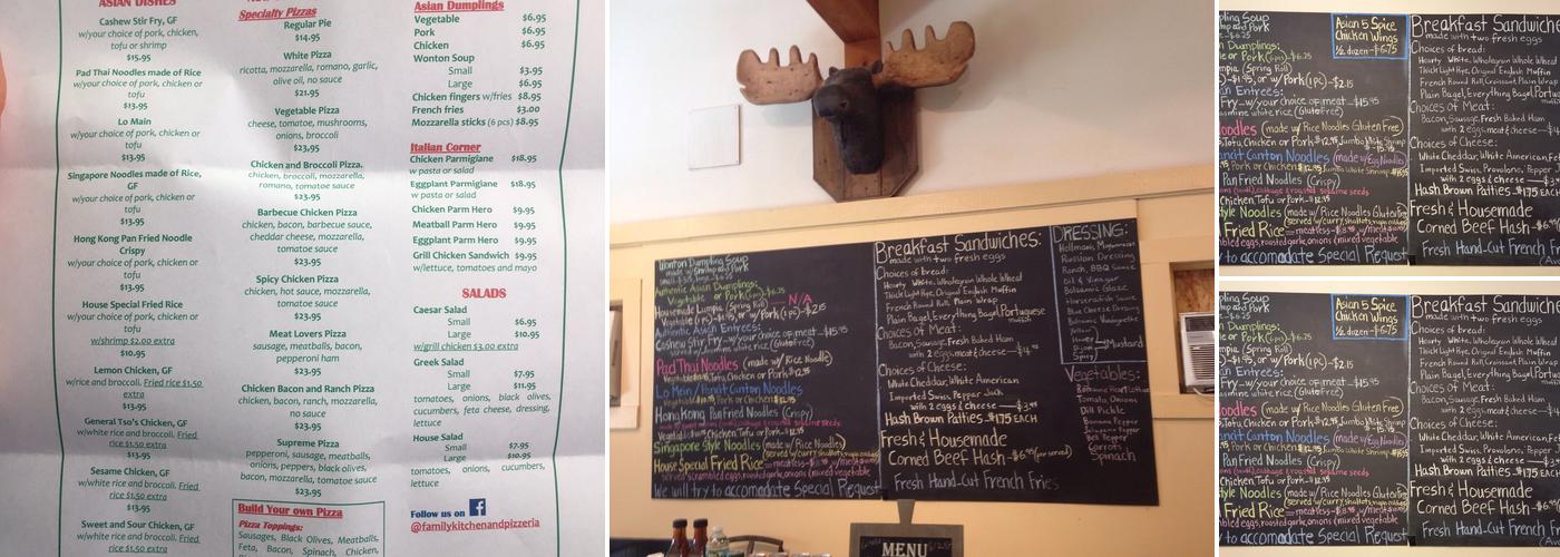 Fran's Kitchen & Diner Menu