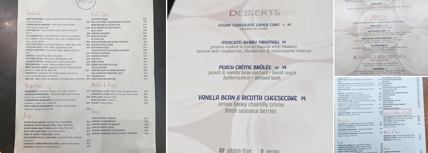 3SIXTY Bistro Menu