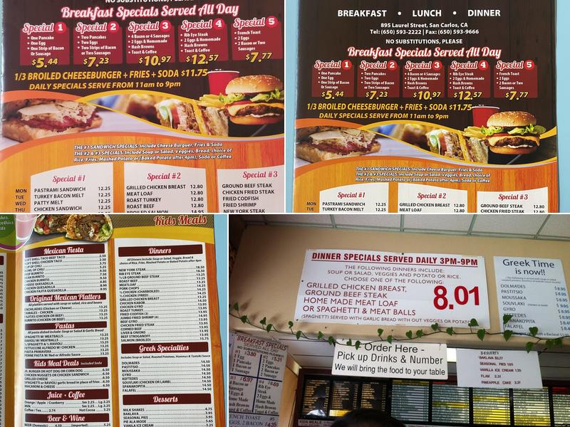 Broiler Express Menu