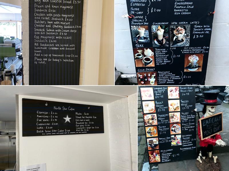 Abbey steps tea room Menu