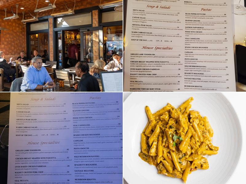 Spasso Menu