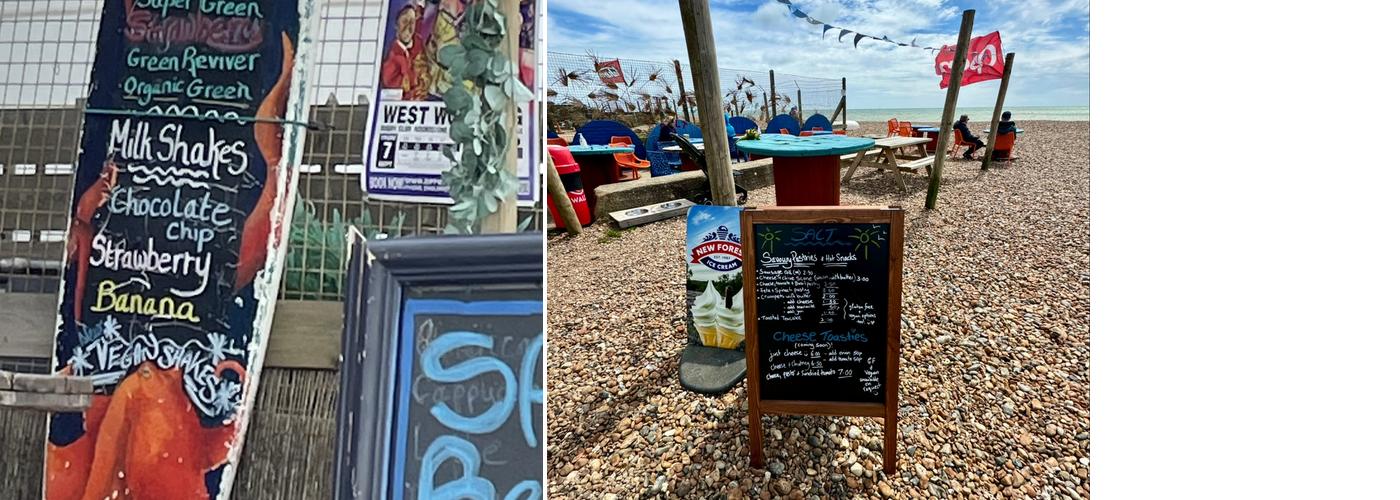 Salt Beach Kiosk Menu