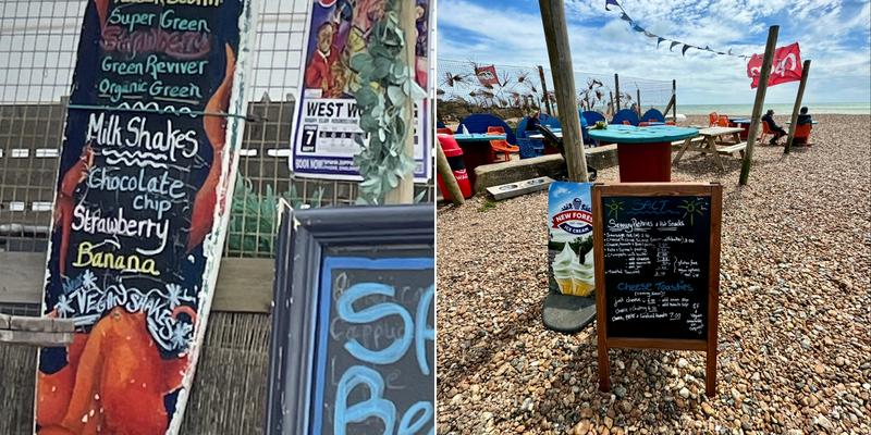 Salt Beach Kiosk Menu