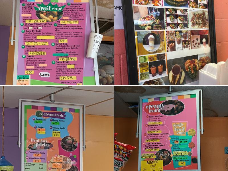 La Paletera Menu