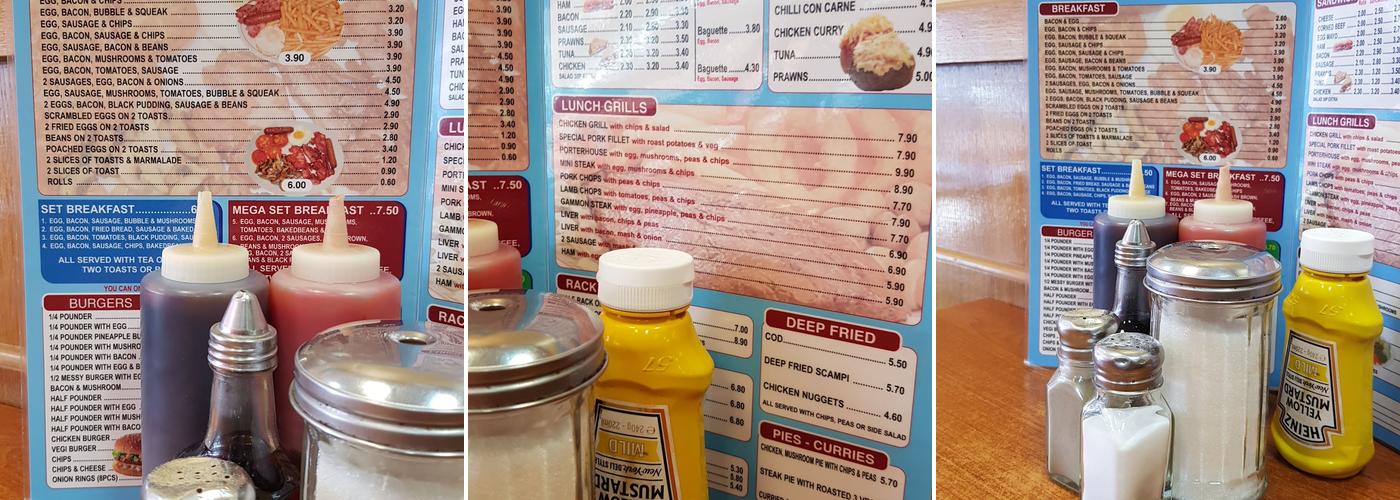 Goring Cafe Restaurant Menu