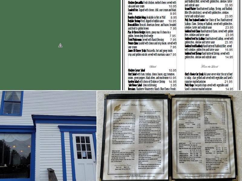 Scovils Millside Dining Menu