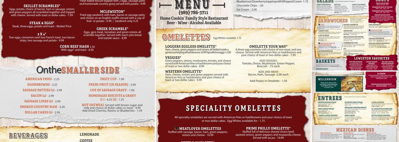 Iron Kettle Menu