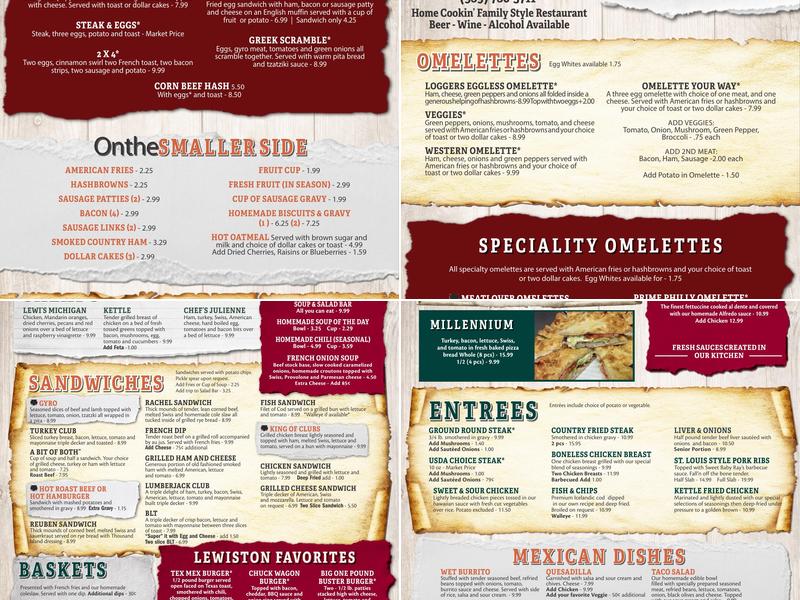 Iron Kettle Menu