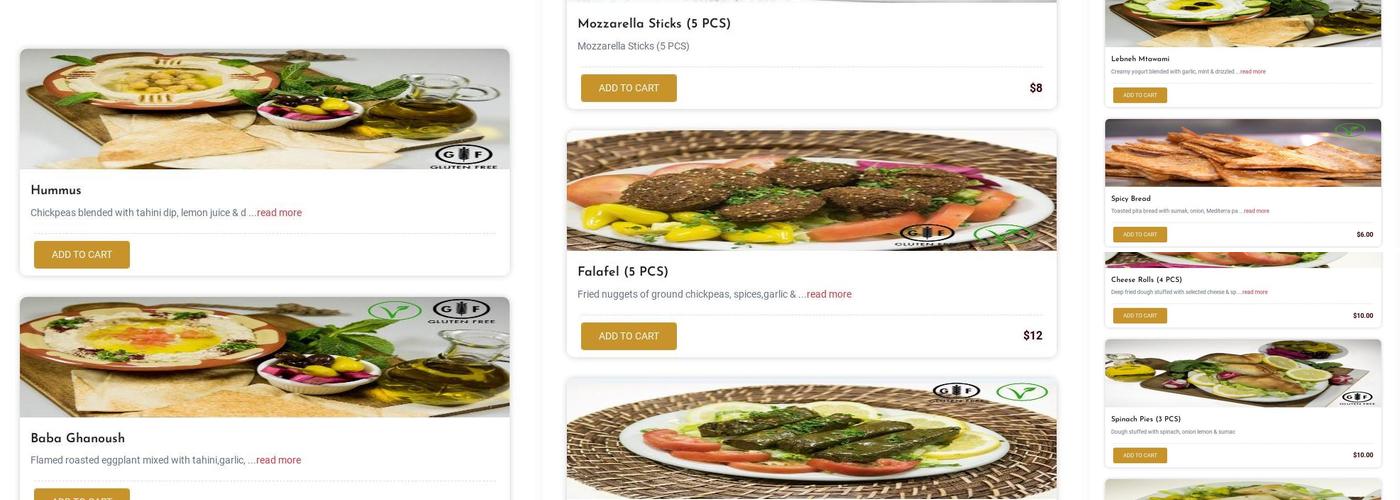 Kaza Maza Mediterranean Grill and Hookah Lounge Menu