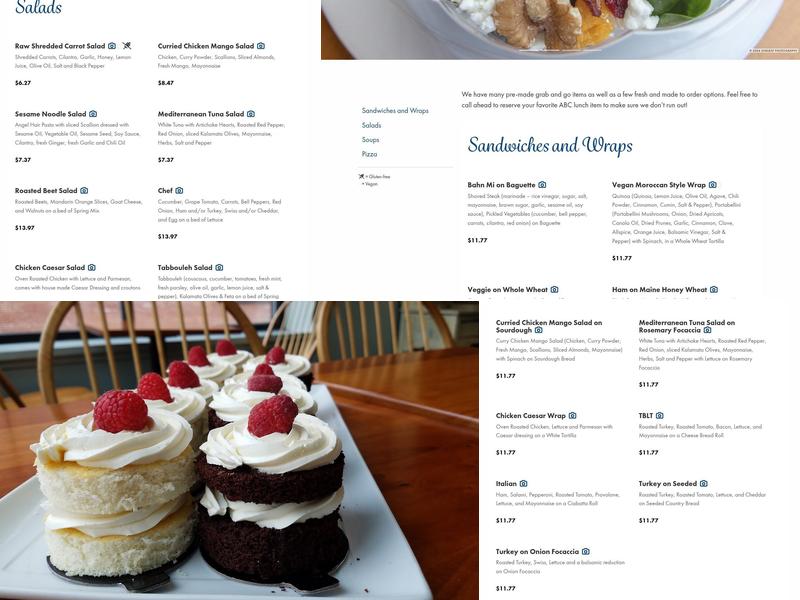 Atlantic Baking Co. Menu