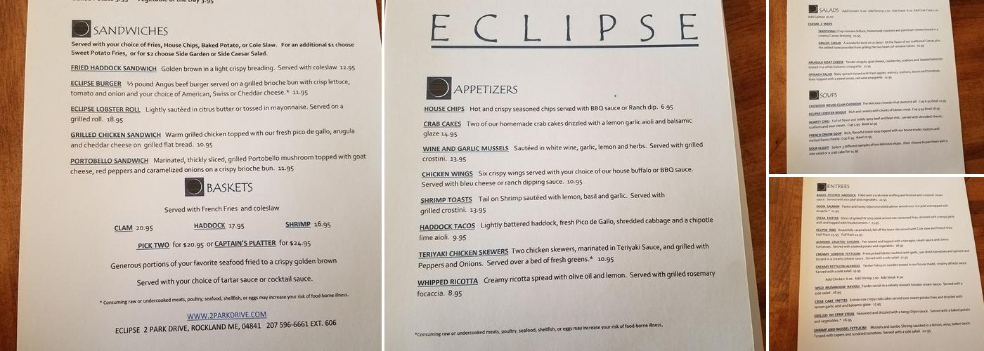 Eclipse Menu
