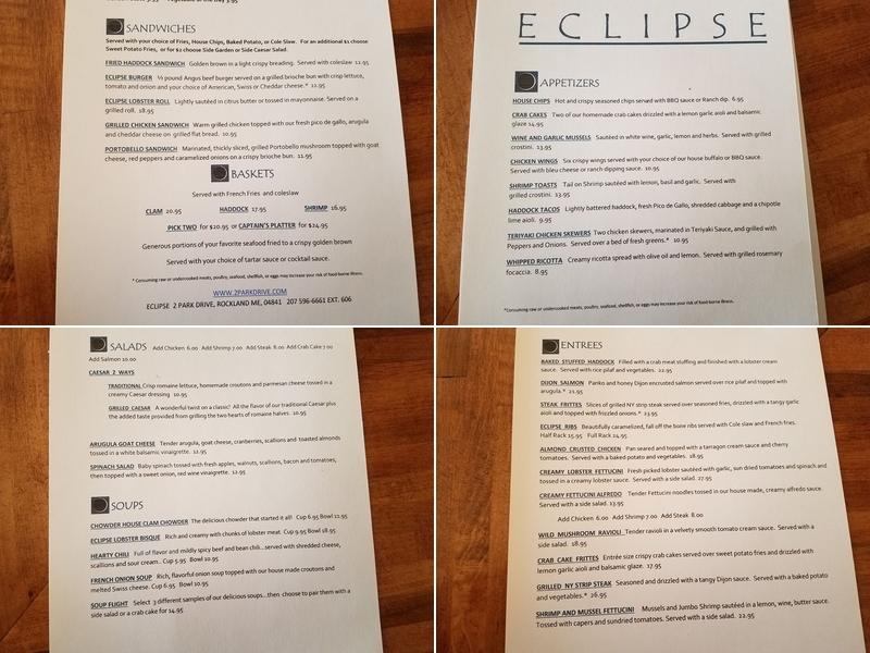 Eclipse Menu