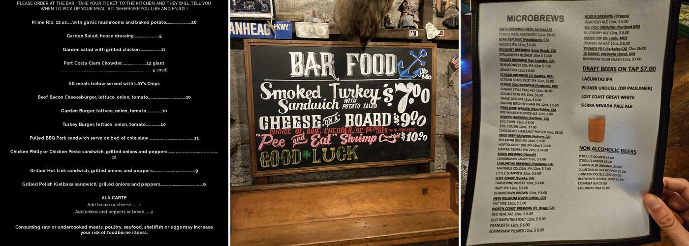 The Warehouse Cafe Menu