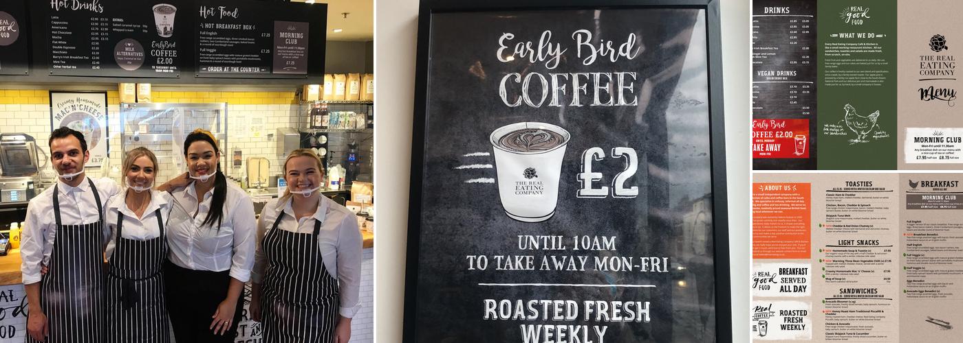 Real Eating Company Cafe Horsham Menu