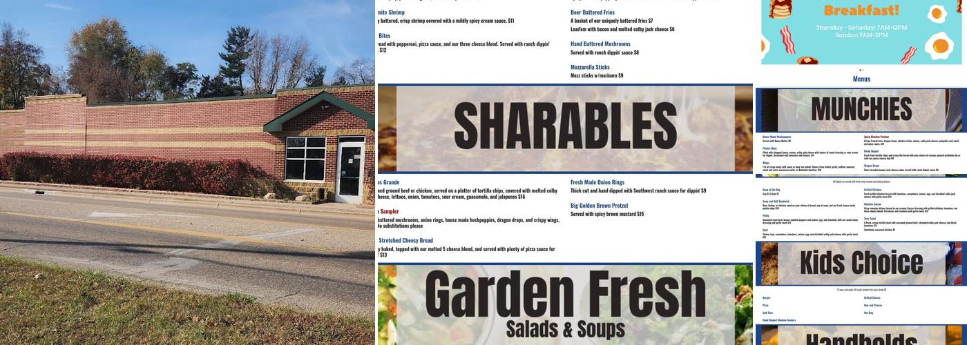 The Garden Patch Restaurant Menu