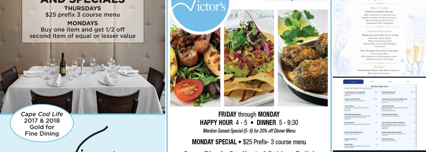 Victor's Menu