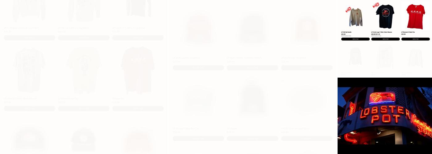 The Lobster Pot Menu