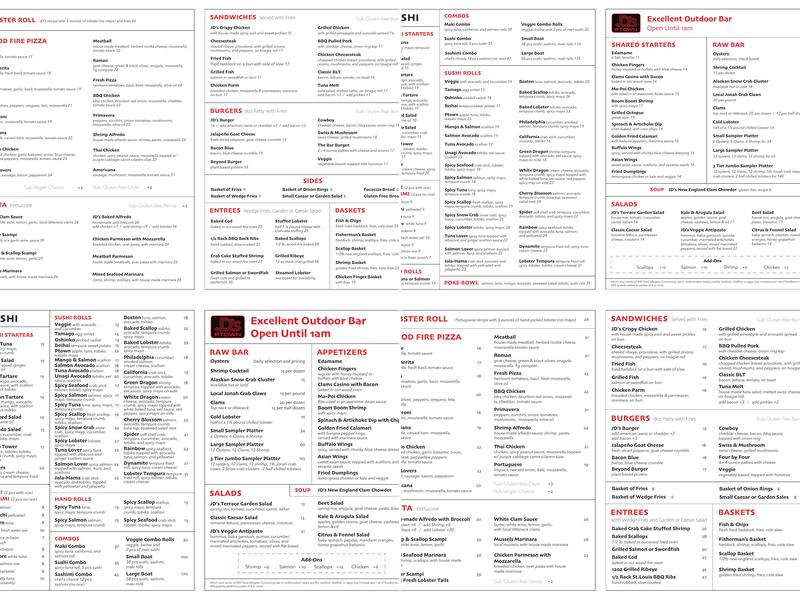 Saki Menu