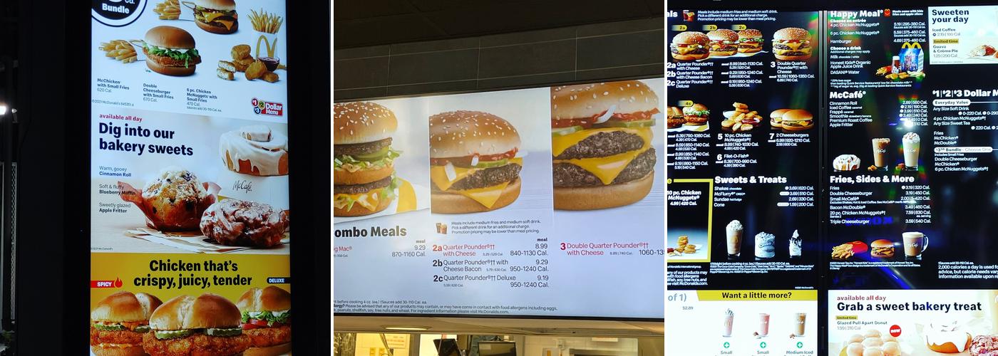 McDonald's Menu