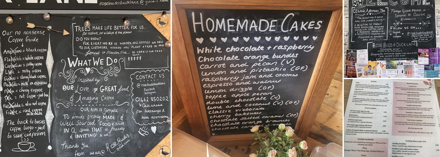 Rose’s at Duck Lane Menu