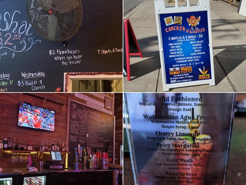 Old Main Ice House Menu