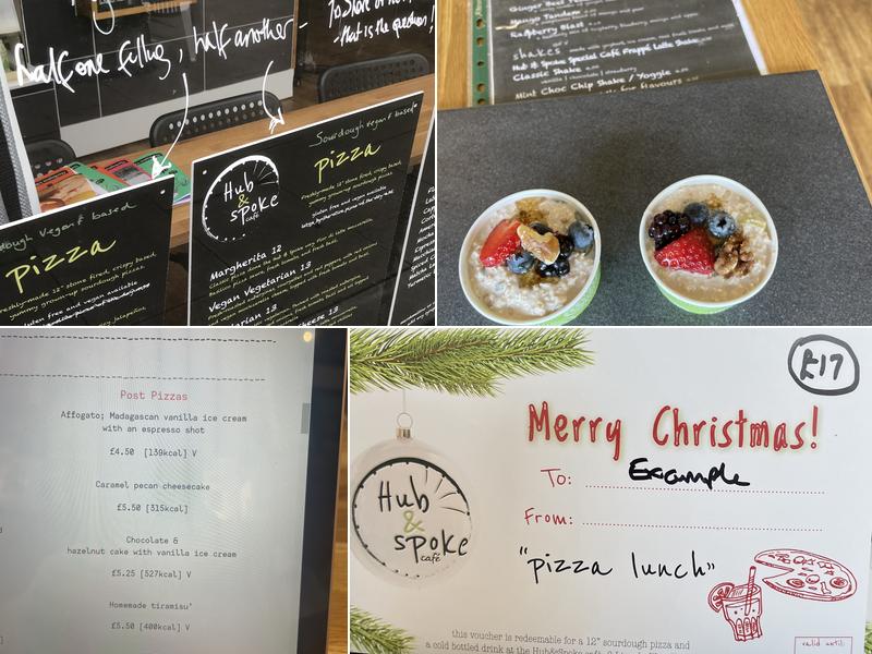 The Hub & Spoke Cafe Menu