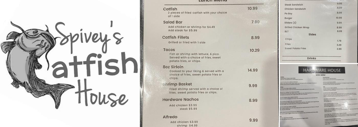Hardware House Menu
