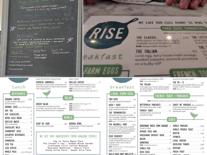 Rise Menu