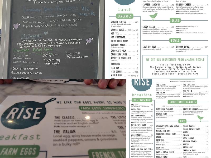 Rise Menu