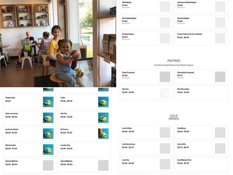 Macondo Menu