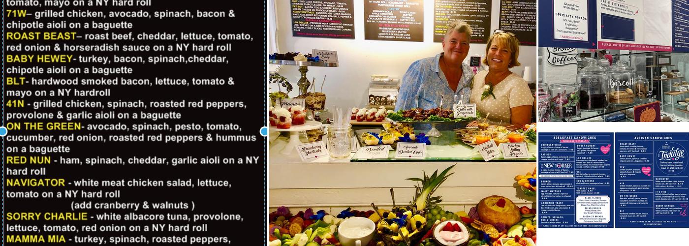 Indulge Coffee and Sandwich Co. Menu