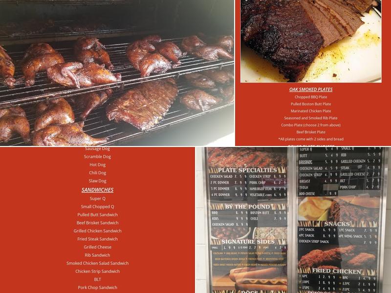 Keith-A-Que Menu