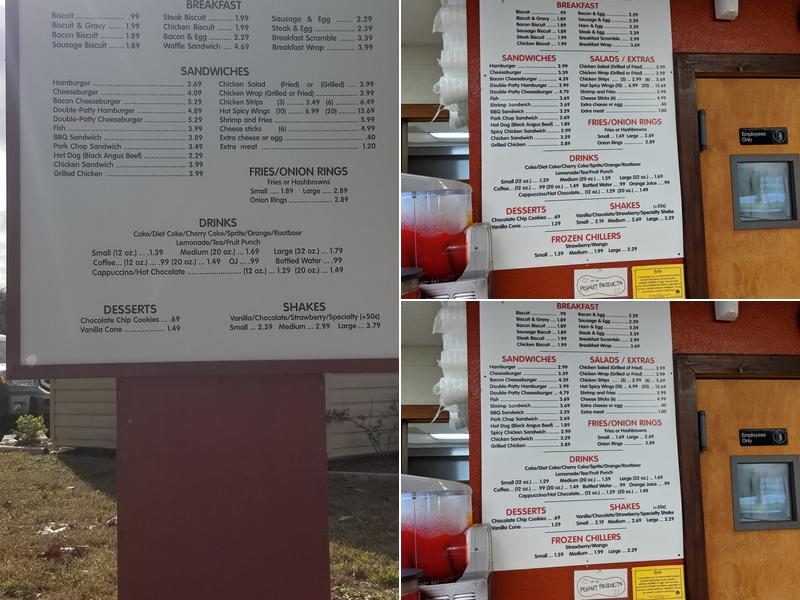 Burger Spot Menu