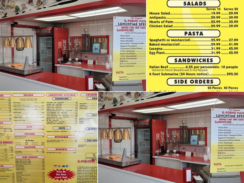 Il Forno Pizzeria Menu