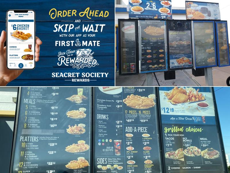 Long John Silver's Menu