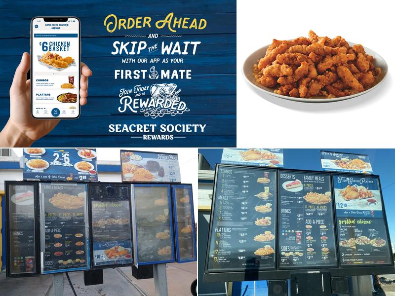 Long John Silver's Temp Menu