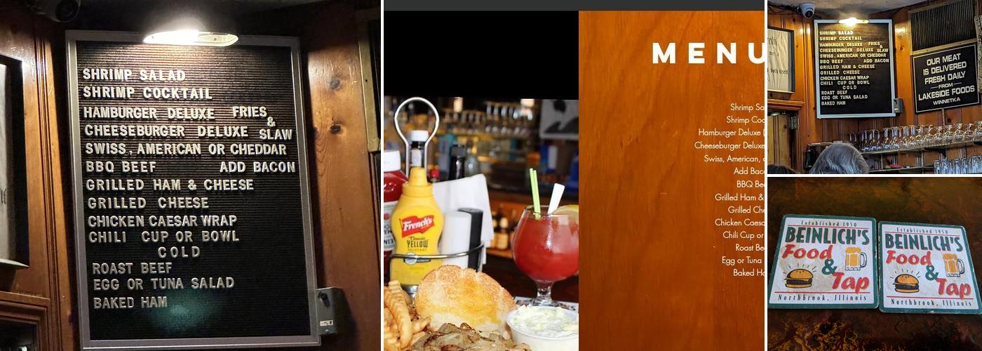 Charlie Beinlich's Menu