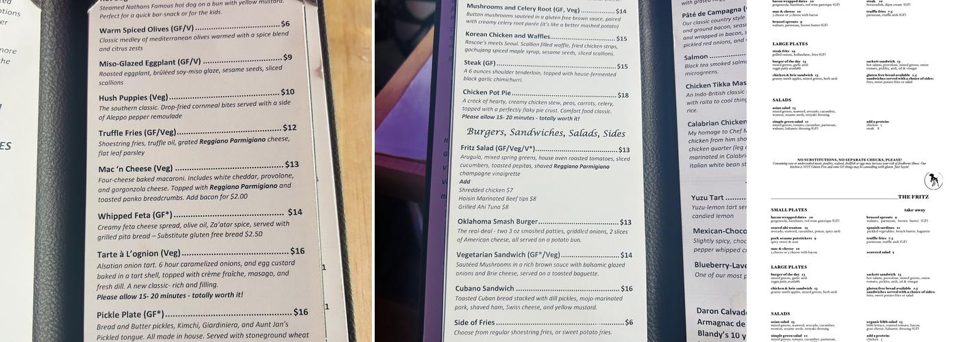 The Fritz Menu