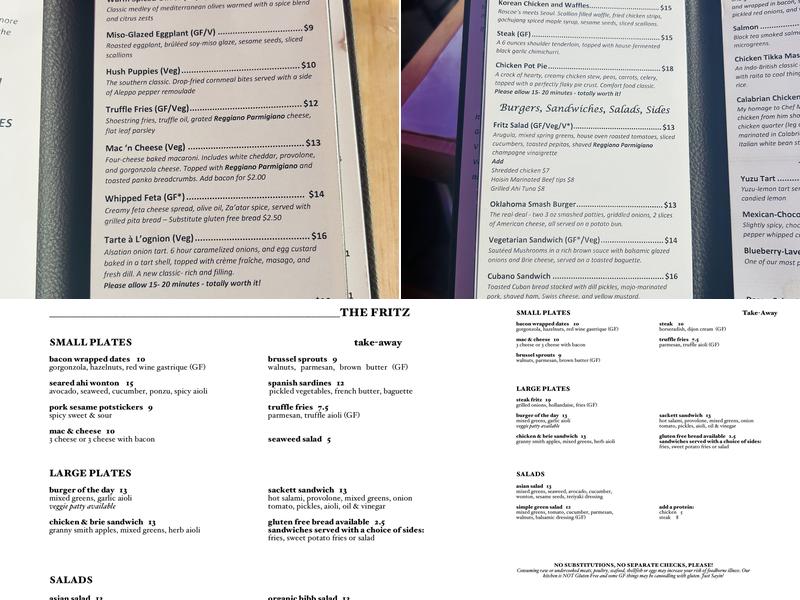 The Fritz Menu