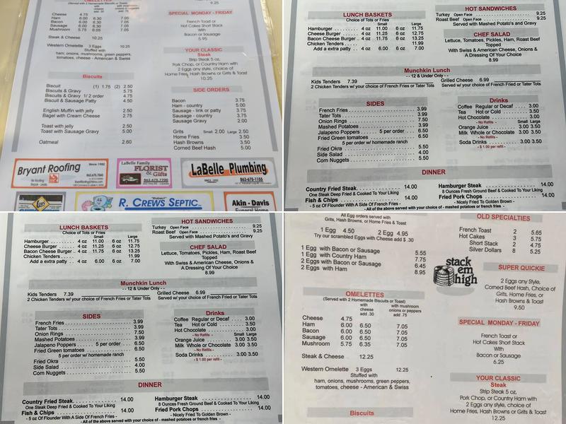 Big V Restaurant Menu