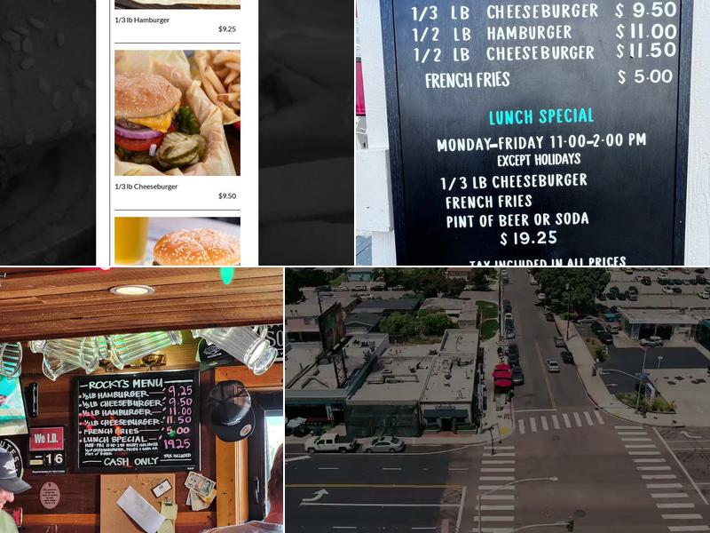 Rocky's Crown Pub Menu