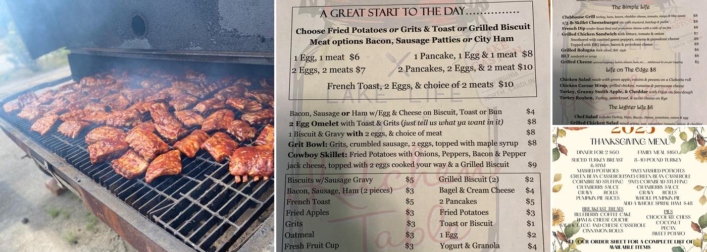 The Kitchen Table Menu