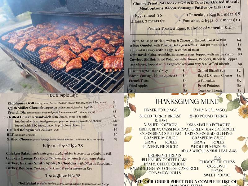 The Kitchen Table Menu