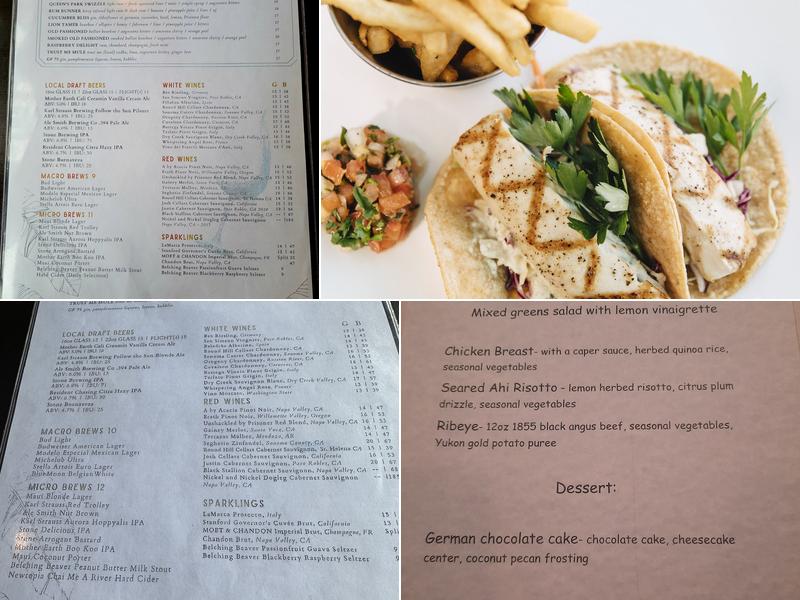 Edgewater Grill Menu