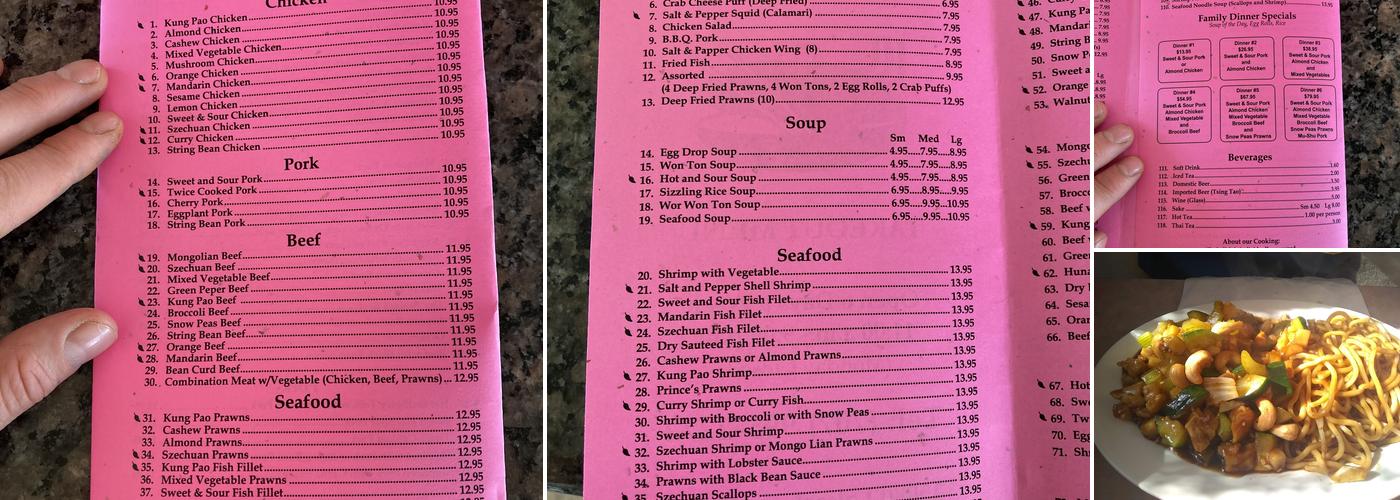 Magic Wok Menu
