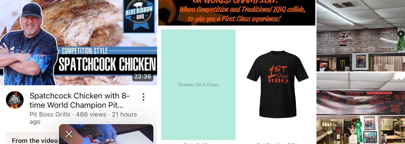 First Class BBQ Menu