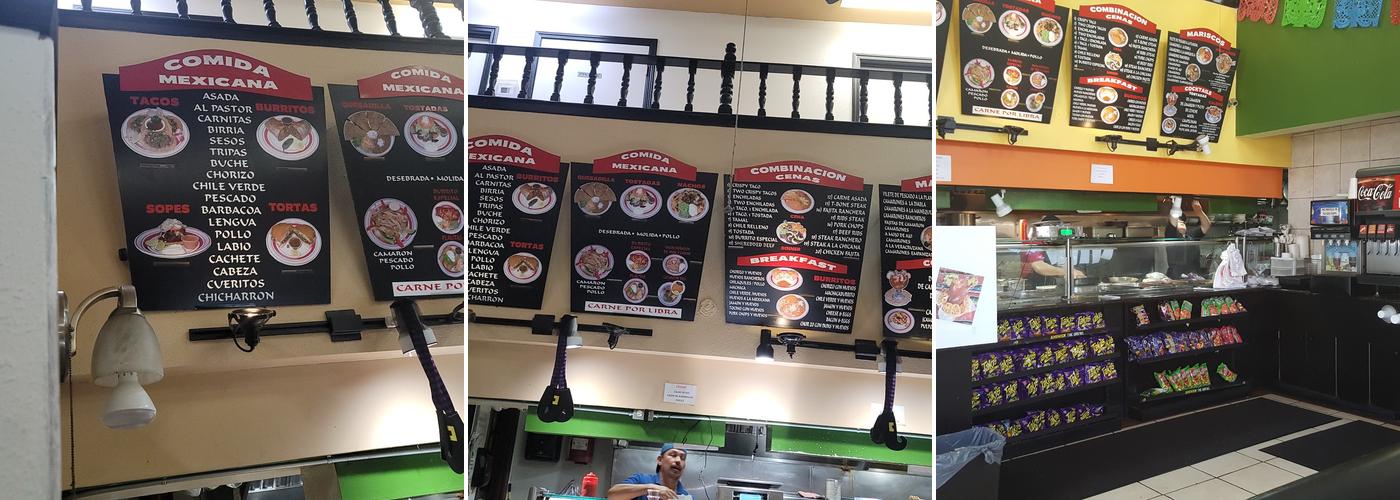 Colima Menu