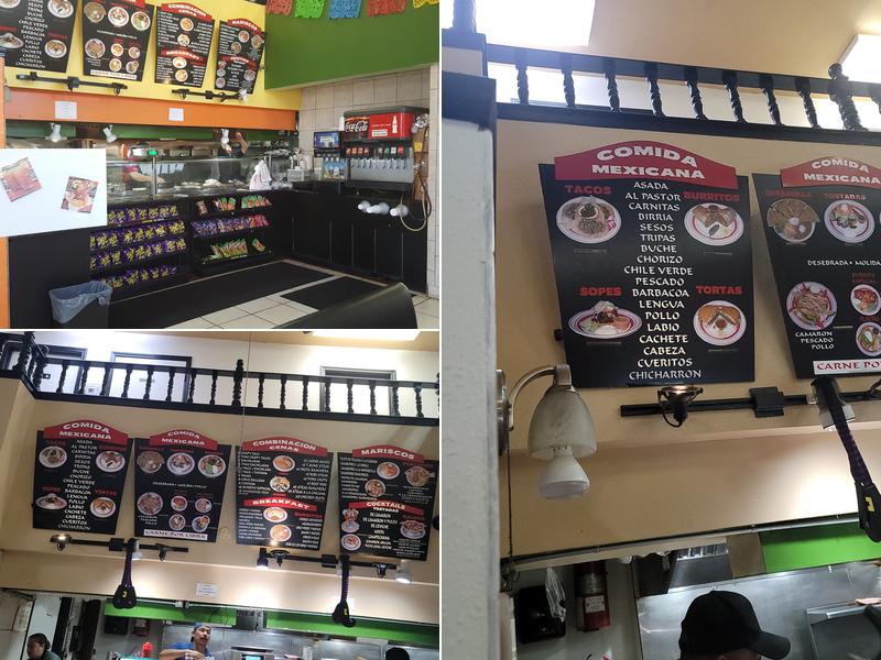 Colima Menu