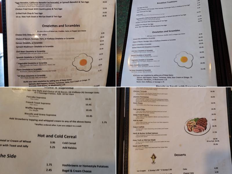 Kopper Kettle Café Menu